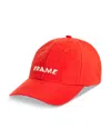Frame Washed Logo Cap - Exclusive In Red
