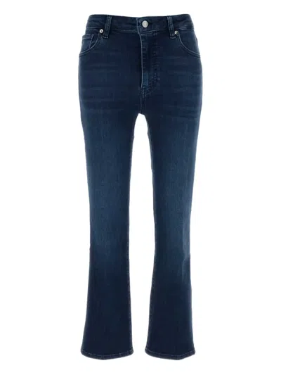 FRAME WHISKERING-EFFECT JEANS