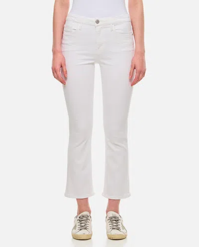 FRAME WHITE BOOTCUT JEANS
