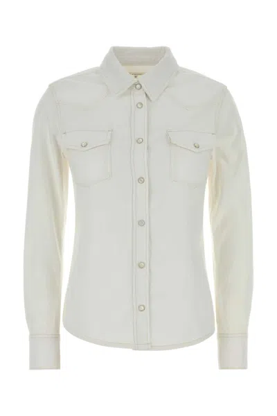 FRAME FRAME WHITE DENIM SHIRT