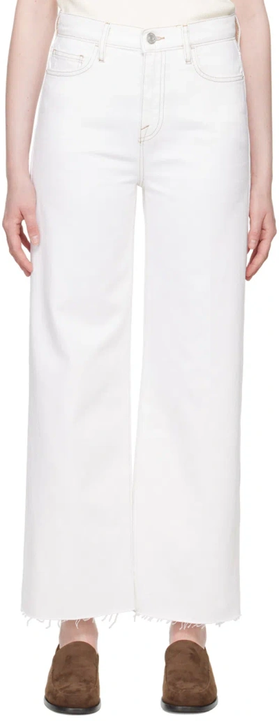 Frame White 'le Jane' Jeans In Natural