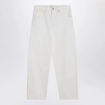FRAME FRAME  WHITE STIFF DENIM JEANS