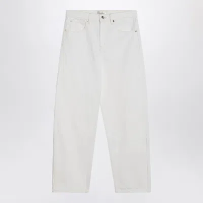 FRAME FRAME WHITE STIFF DENIM JEANS