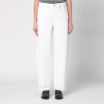 Frame White Stiff Denim Jeans