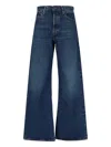 Frame Wide Jeans In Blue