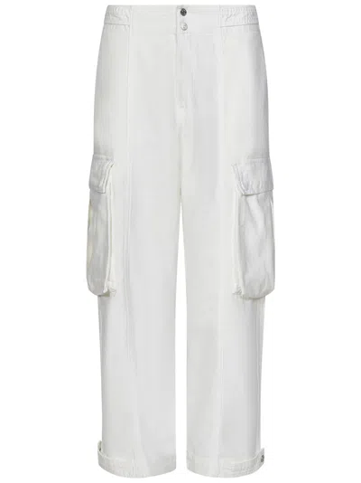 FRAME WIDE LEG CARGO TROUSERS