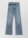 Frame Wide-leg The Lax Jeans With Washed Effect In Blue