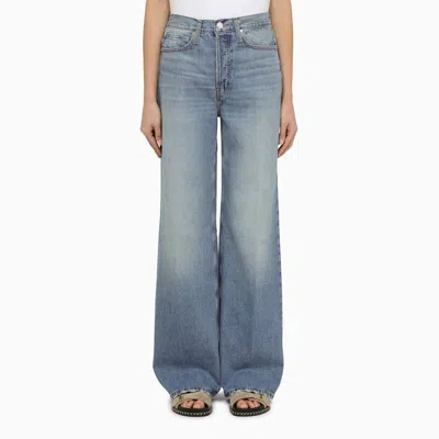 FRAME WIDE-LEG JEANS 1978 LIGHT BLUE DENIM