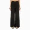 Frame Wide-leg Jeans 1978 Supernova Denim In Black