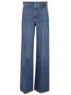 FRAME WIDE LEG JEANS BLUE