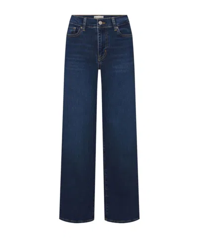 Frame Wide-leg Jeans In Blue