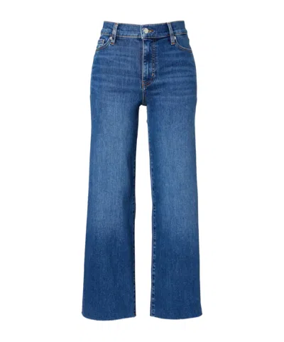 Frame Le Jane Faded High-rise Straight-leg Jeans In Dark Denim