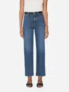 Frame Wide Leg Jeans In Archie In Multi
