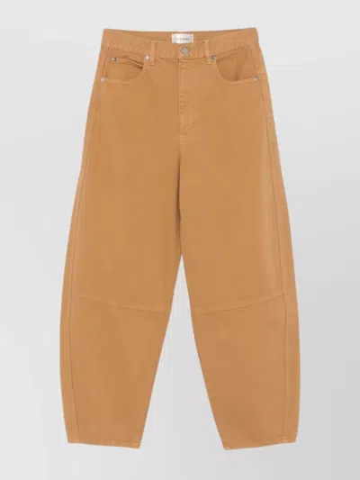 Frame Wide Leg Jeans With Belt Loops