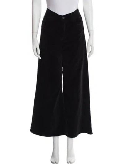 Pre-owned Frame Wide Leg Pants In Black