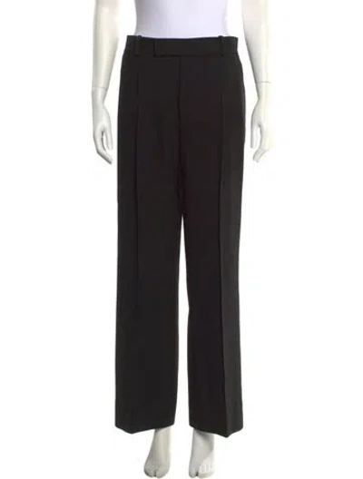 Pre-owned Frame Wide Leg Pants In Black