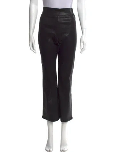 Pre-owned Frame Wide Leg Pants In Black