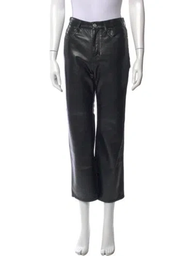 Pre-owned Frame Wide Leg Pants In Black