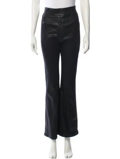 Pre-owned Frame Wide Leg Pants In Black