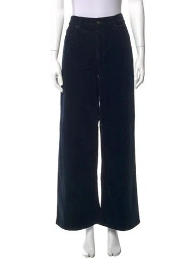 Pre-owned Frame Wide Leg Pants In Black
