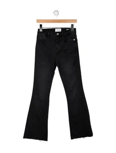 Pre-owned Frame Wide Leg Pants In Black