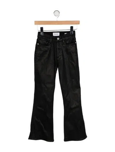 Pre-owned Frame Wide Leg Pants In Black