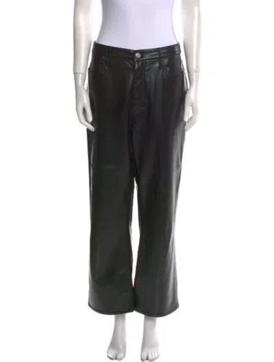 Pre-owned Frame Wide Leg Pants In Black