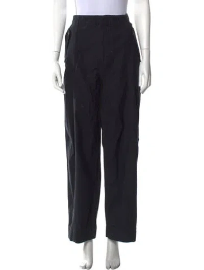 Pre-owned Frame Wide Leg Pants In Black