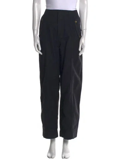 Pre-owned Frame Wide Leg Pants In Black