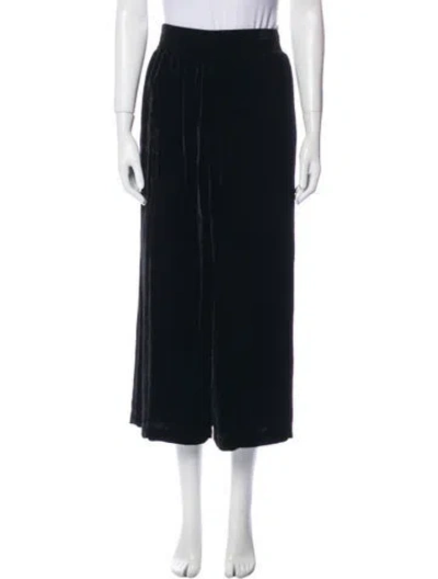 Pre-owned Frame Wide Leg Pants In Black