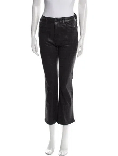 Pre-owned Frame Wide Leg Pants In Black