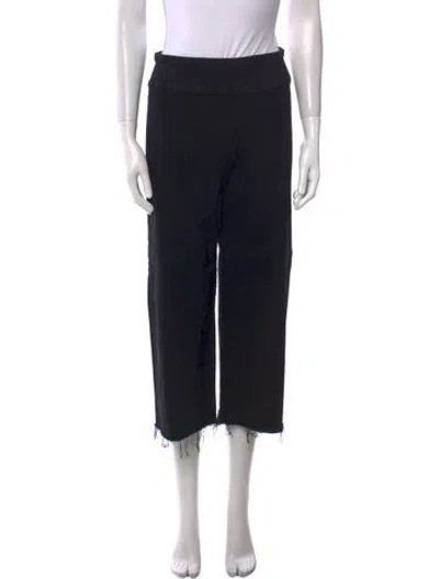 Pre-owned Frame Wide Leg Pants In Black