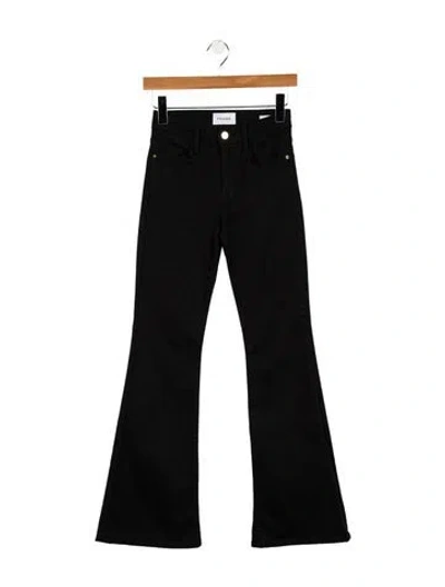 Pre-owned Frame Wide Leg Pants In Black