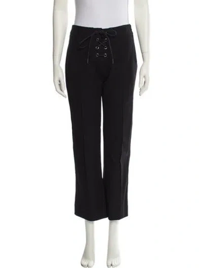 Pre-owned Frame Wide Leg Pants In Black