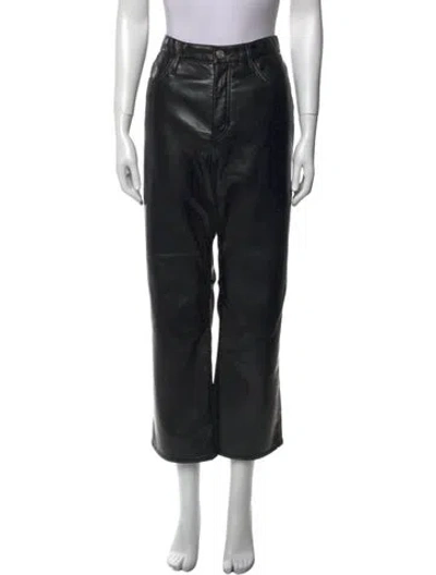 Pre-owned Frame Wide Leg Pants In Black
