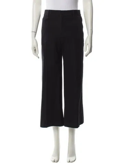Pre-owned Frame Wide Leg Pants In Black