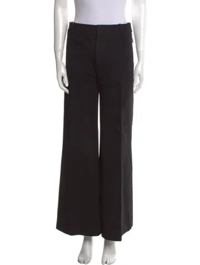 Pre-owned Frame Wide Leg Pants In Black