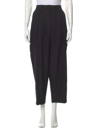 Pre-owned Frame Wide Leg Pants In Black