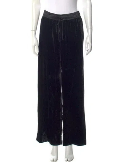 Pre-owned Frame Wide Leg Pants In Black