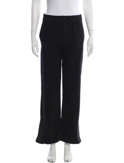 Pre-owned Frame Wide Leg Pants In Black