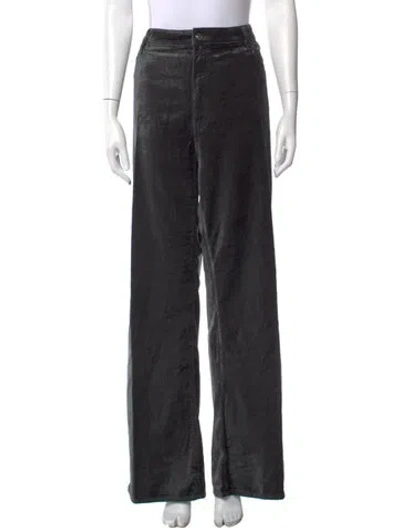 Pre-owned Frame Wide Leg Pants In Black