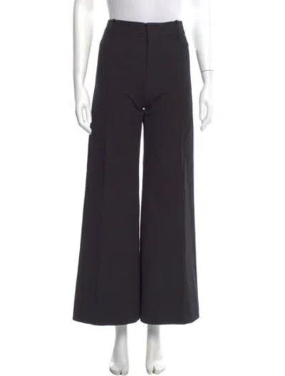 Pre-owned Frame Wide Leg Pants In Black