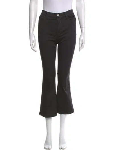 Pre-owned Frame Wide Leg Pants In Black