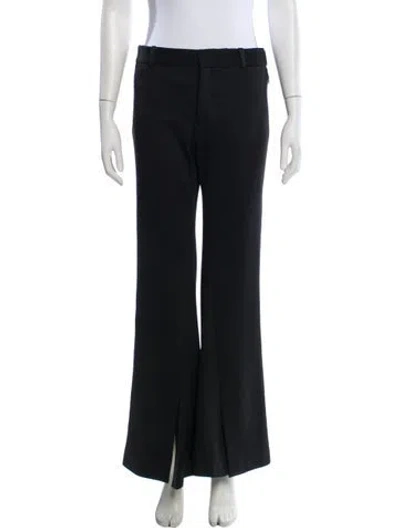 Pre-owned Frame Wide Leg Pants In Black