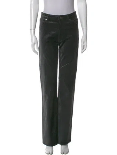 Pre-owned Frame Wide Leg Pants In Black