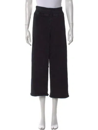 Pre-owned Frame Wide Leg Pants In Black