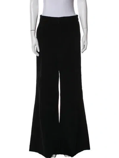 Pre-owned Frame Wide Leg Pants In Black