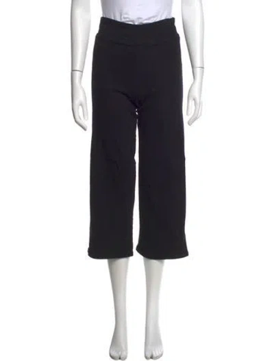 Pre-owned Frame Wide Leg Pants In Black
