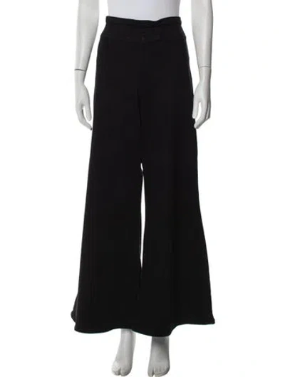 Pre-owned Frame Wide Leg Pants In Black
