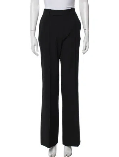 Pre-owned Frame Wide Leg Pants In Black